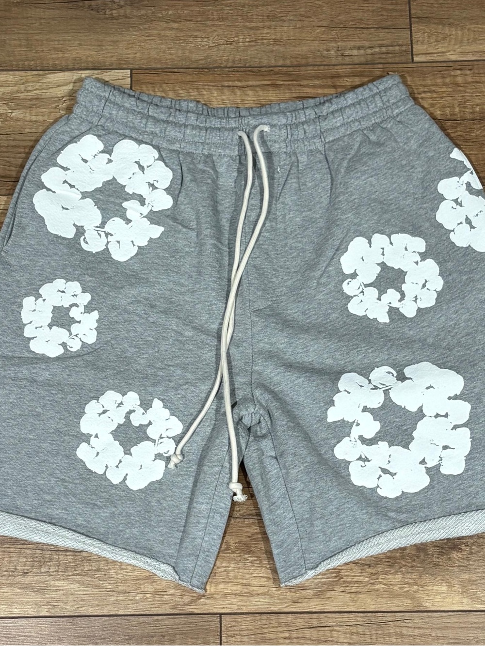 Denim Tears Gray Flower Shorts Brand New Mens Size L, XL